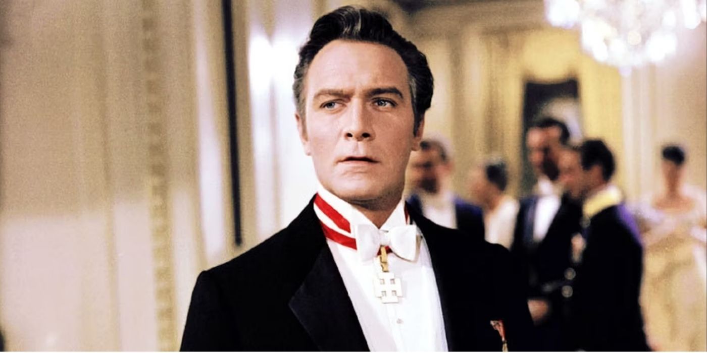 Christopher Plummer as Captain von Trapp in a scene from The Sound of Music