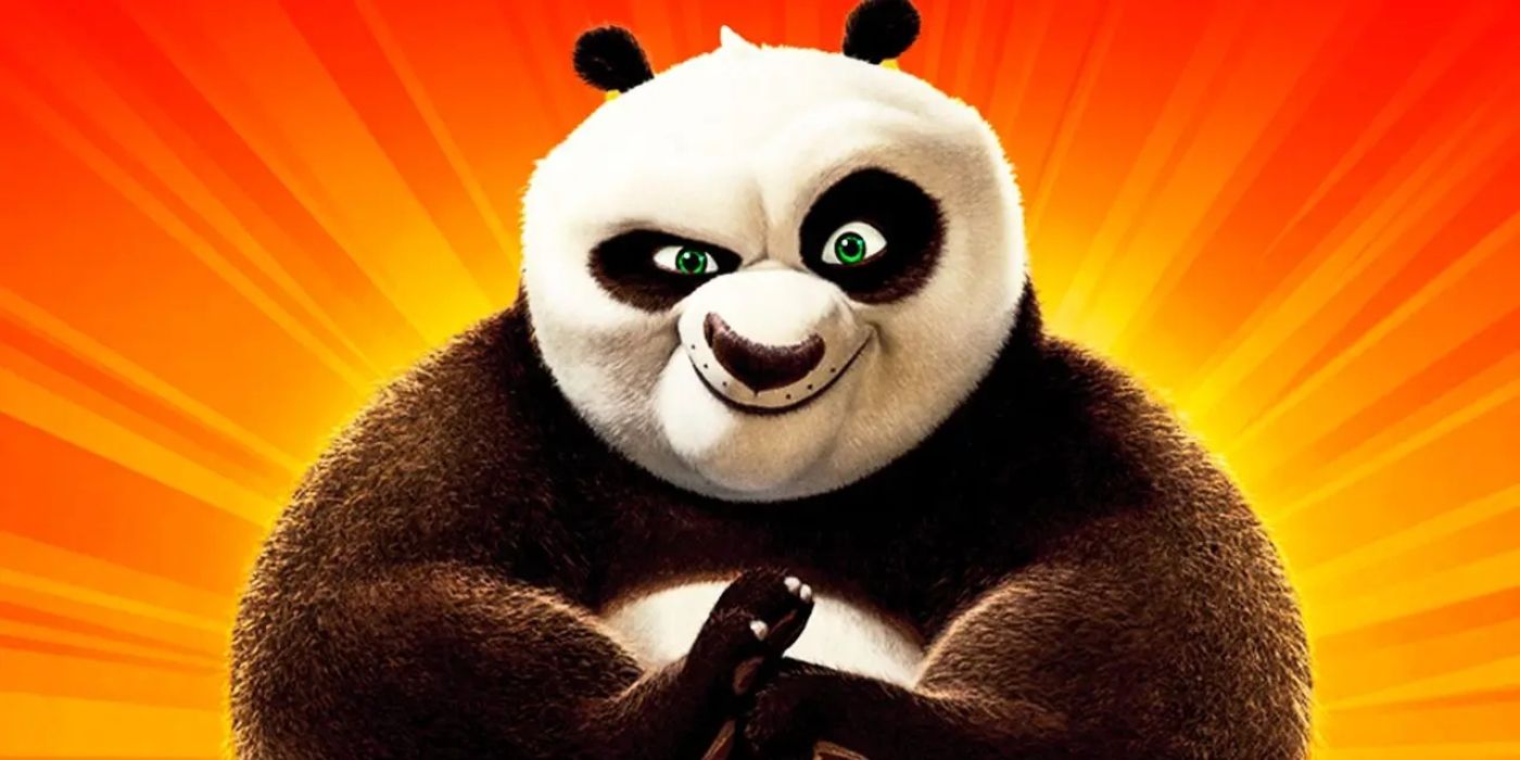 Po (Jack Black) in Kung Fu Panda 4