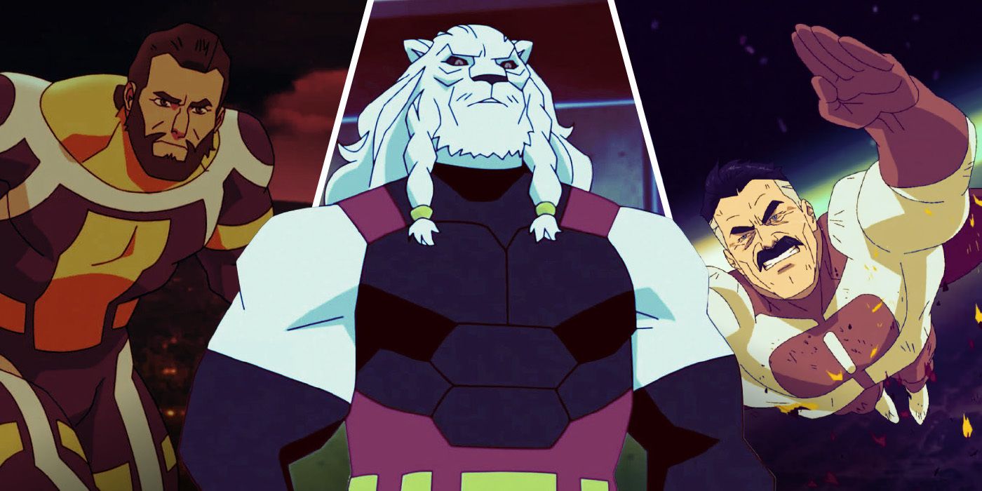 The Immortal, Battle Beast, and Omni-Man from Prime Video's Invincible