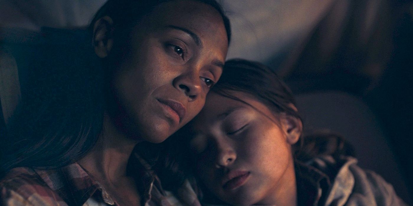 The Absence of Eden with Zoe Saldana and child