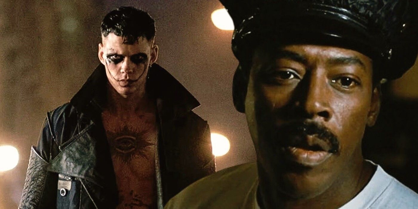 The Crow remake and Ernie Hudson in the original.