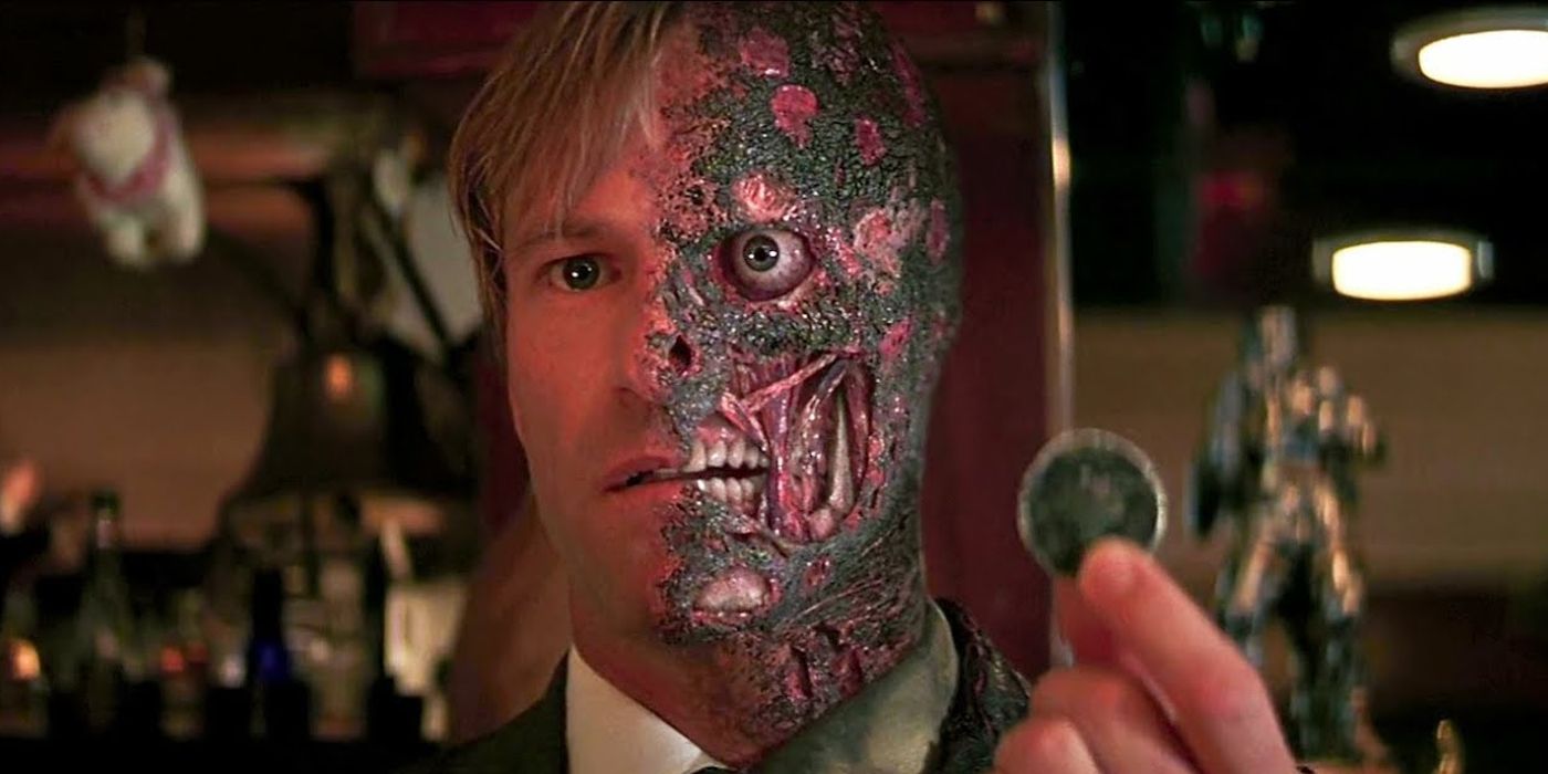 Two Face Aaron Eckhart The Dark Knight