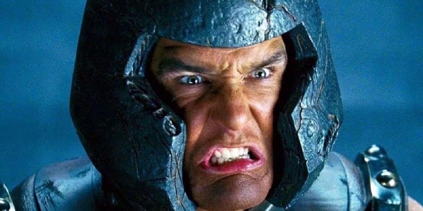 Vinnie Jones bearing teeth as Juggernaut in X-Men The Last Stand