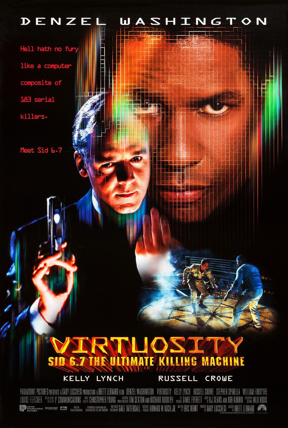 Virtuosity with Denzel Washington poster