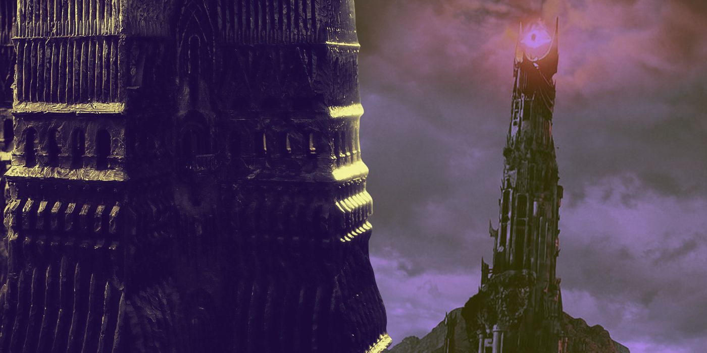 A custom image of towers in The Lord of the Rings