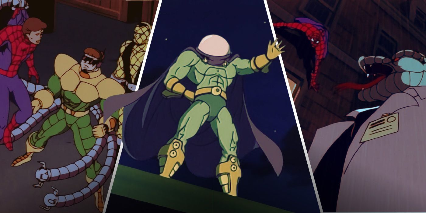 Insidious Six, Turning Point, and Night of the Lizard Episodes of Spider-Man: The Animated Series
