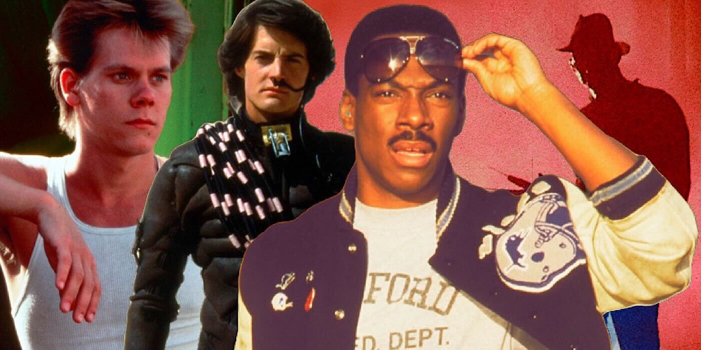 80s movie stars with Eddie Murphy at the front