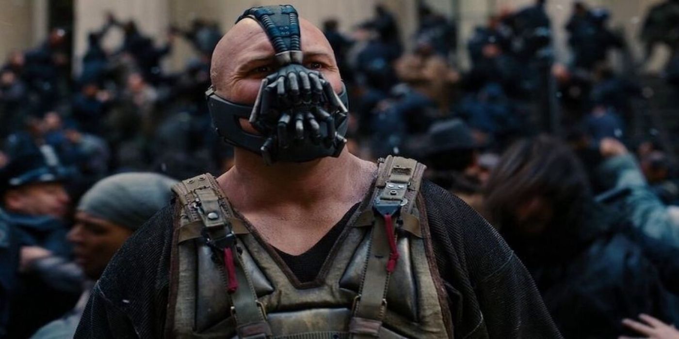 Bane (Tom Hardy) in The Dark Knight Rises