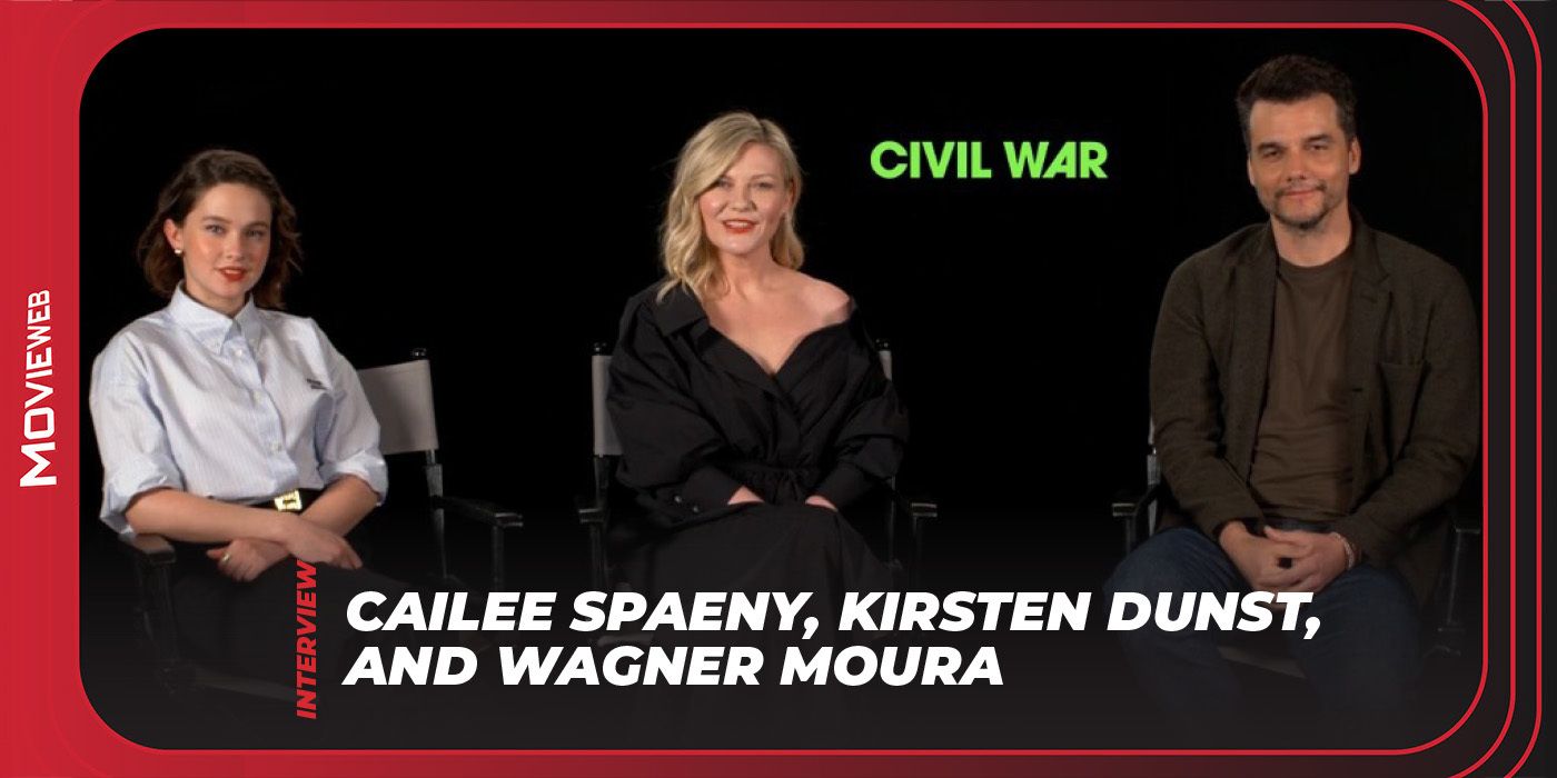 Civil War - Cailee Spaeny, Kirsten Dunst, and Wagner Moura Interview