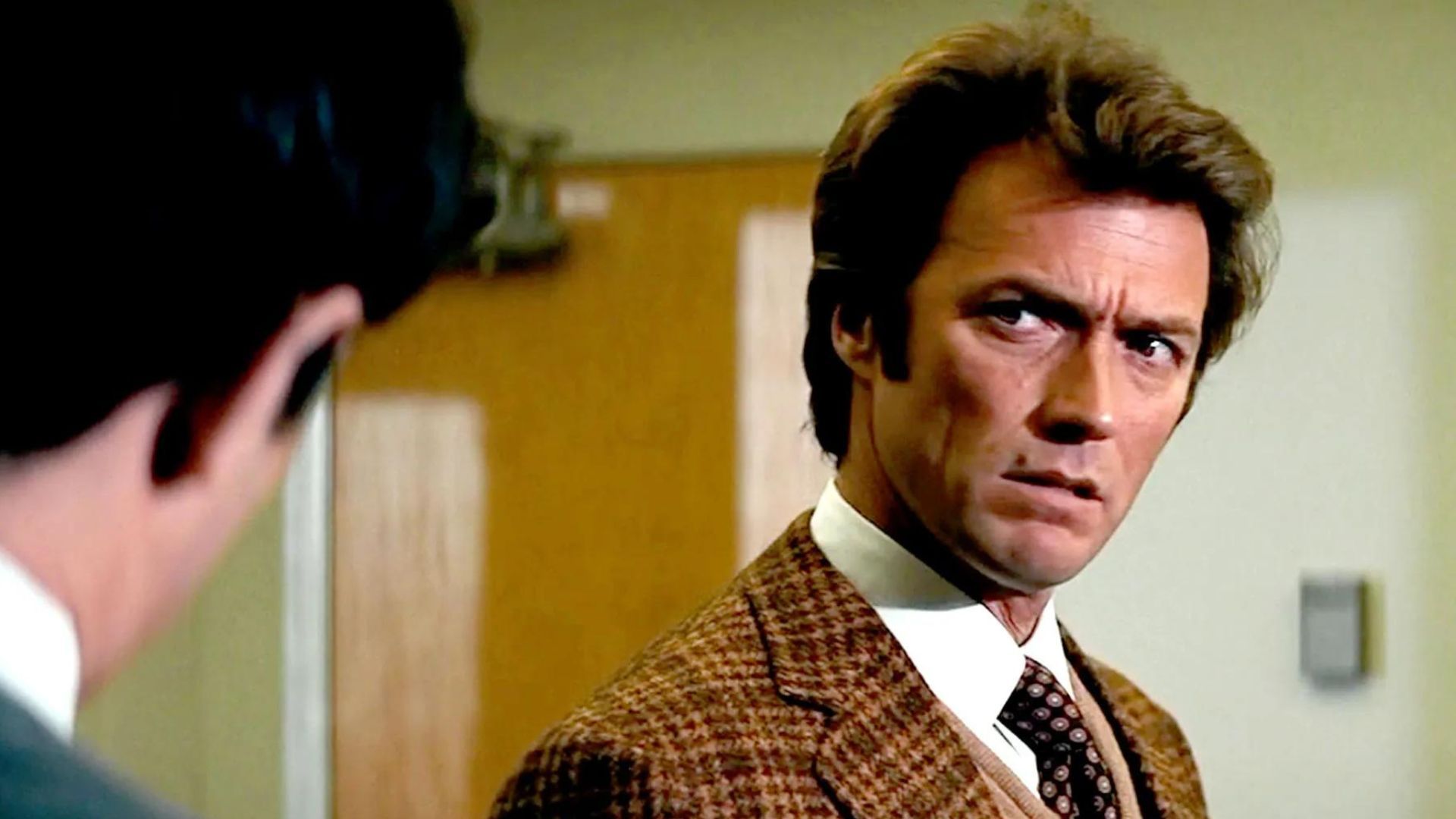 Clint Eastwood as a cop in Dirty Harry