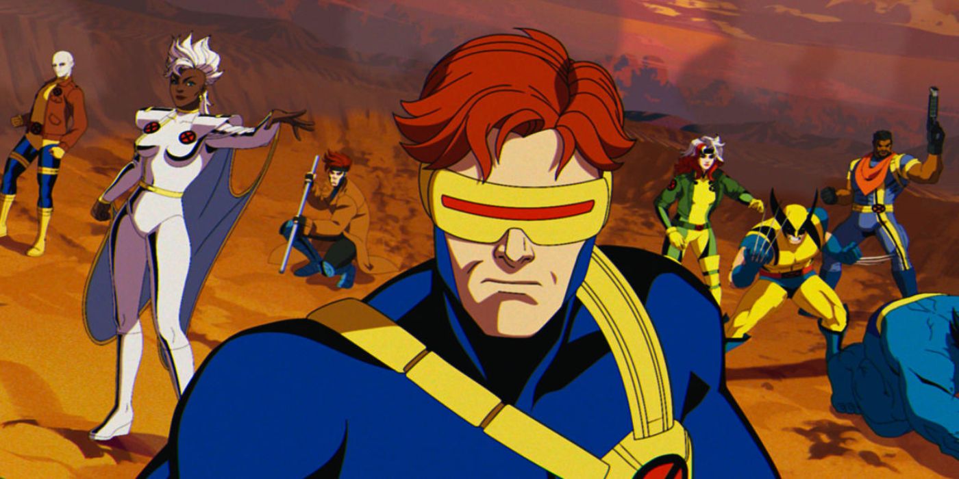 Cyclops and the rest of the team in X-Men '97