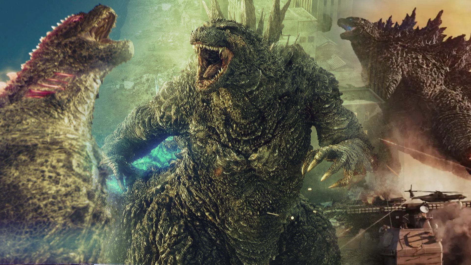 A custom image of Godzilla