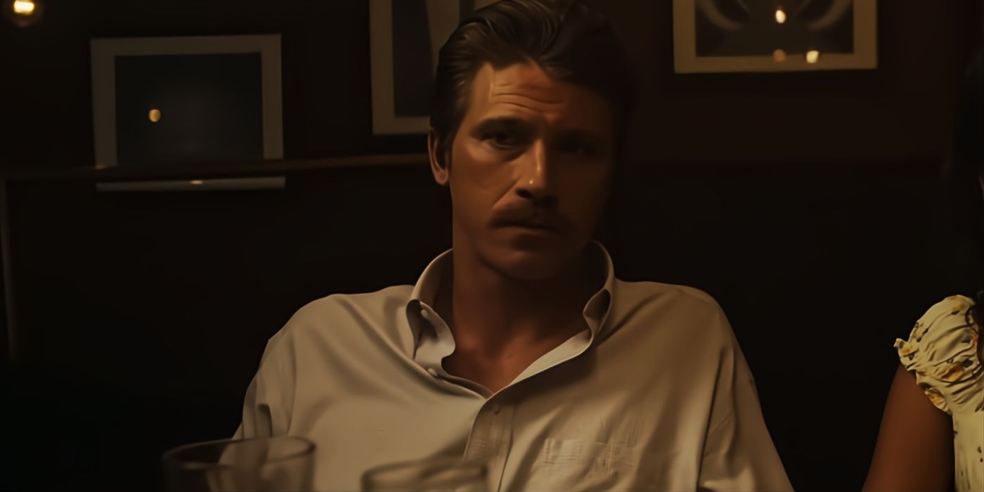 Garrett Hedlund as an ICE agent named Shipp in The Absence of Eden