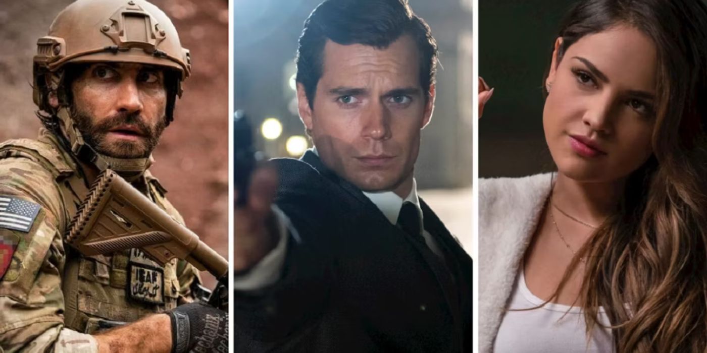 Henry Cavill, Jake Gyllenhaal, and Eiza González in Guy Ritchie's In the Grey