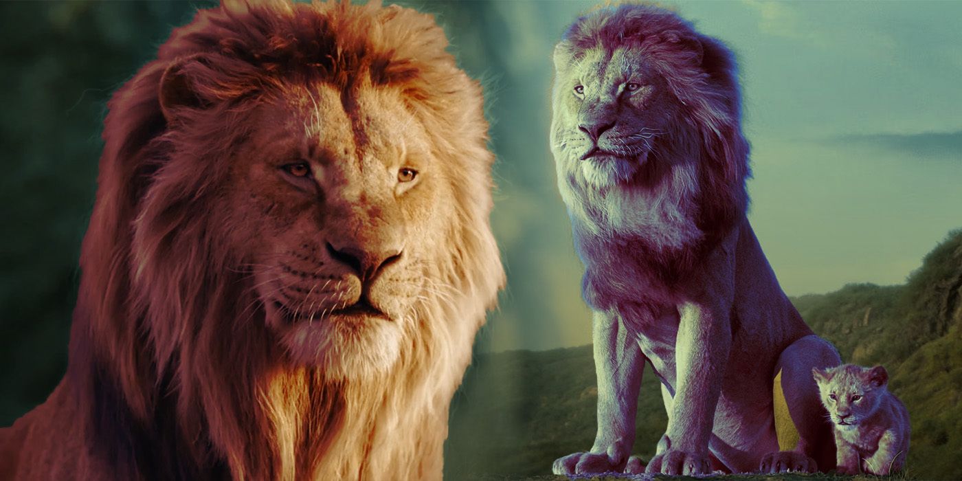 Images of Mufasa from Disney's Live-Action Lion King