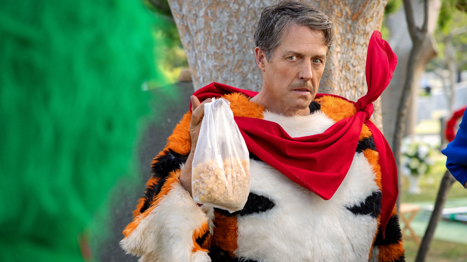 Hugh Grant as Tony the Tiger in Unfrosted The Pop-Tart Movie