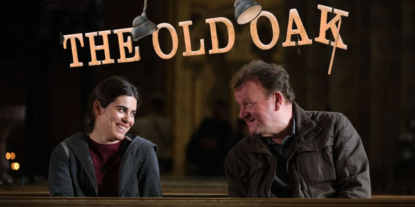 TJ and Yara in church for Ken Loach film The Old Oak