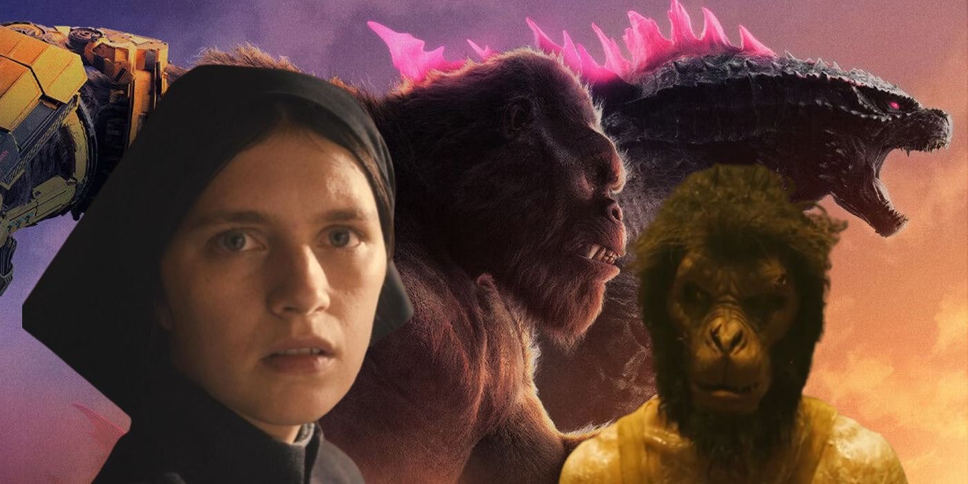 Godzilla x Kon: The New Empire with images from The First Omen and Monkey Man