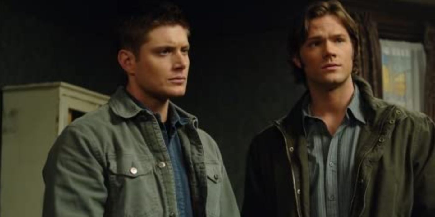 Jensen Ackles as Dean Winchester and Jared Padalecki as Sam Winchester in Supernatural