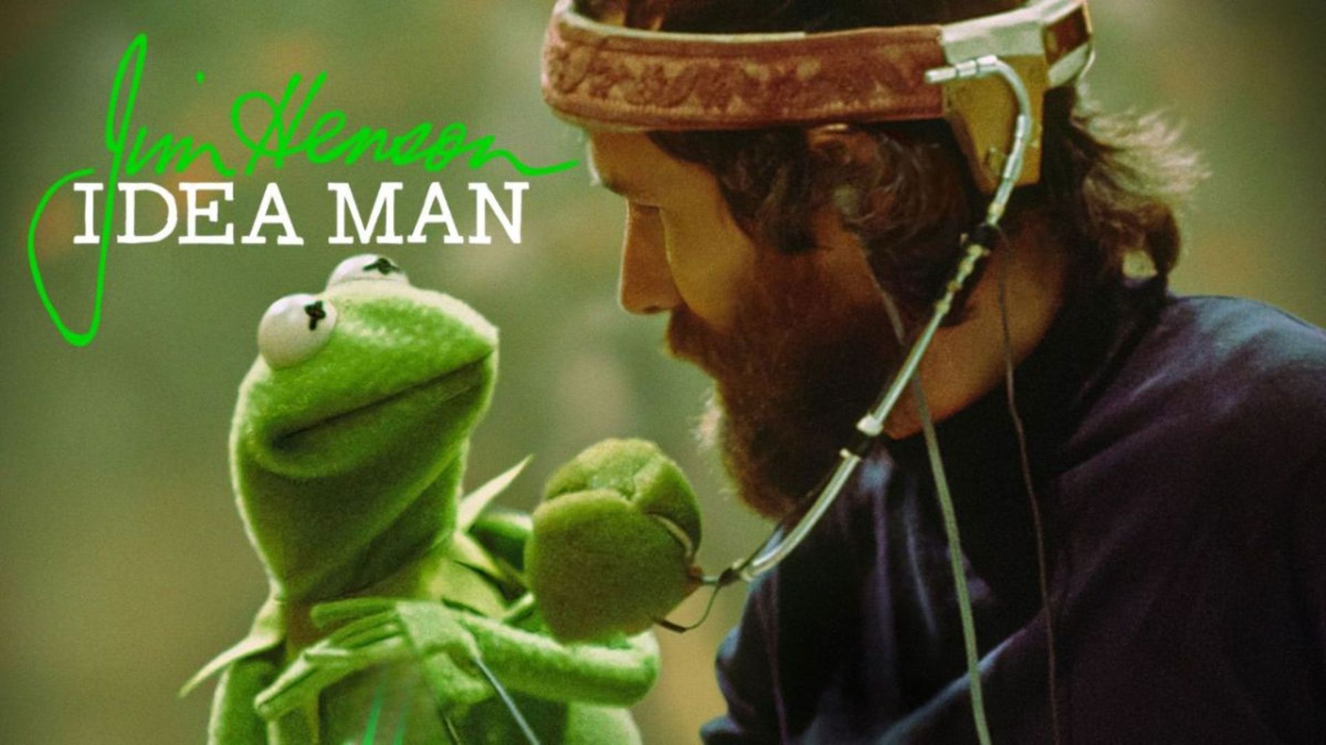 Jim Henson with Kermit the Frog in Idea Man documentary on Disney Plus