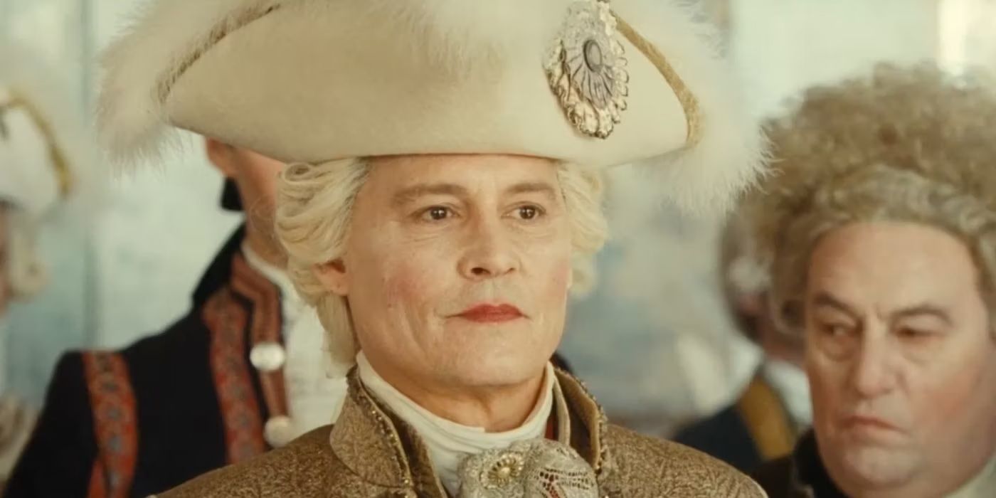 Johnny Depp as Louis XV in Jeanne du Barry