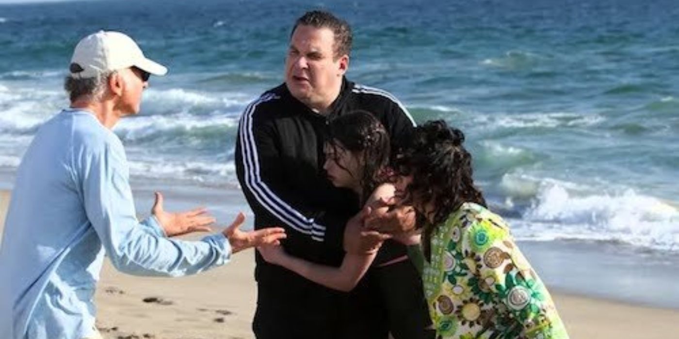 Larry, Jeff, and Susie on the beach