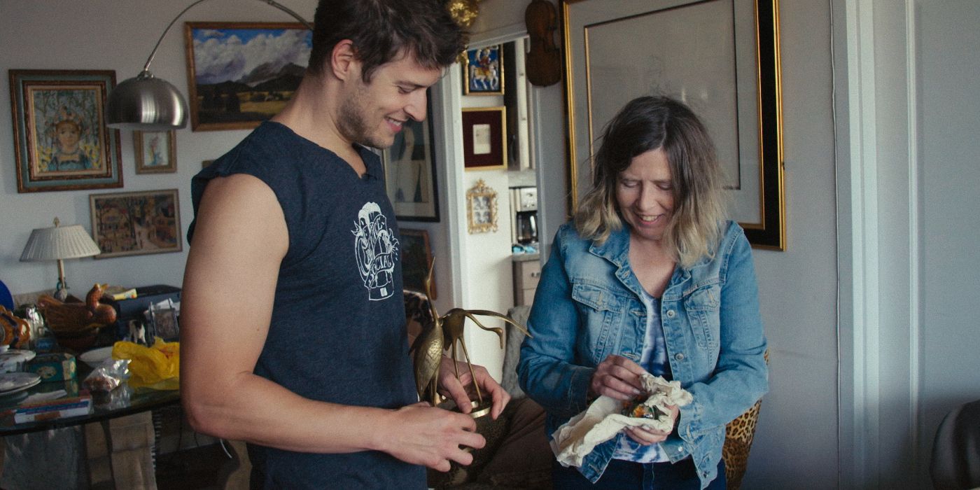 Max Lugavere and his mother Kathy in the movie Little Empty Boxes