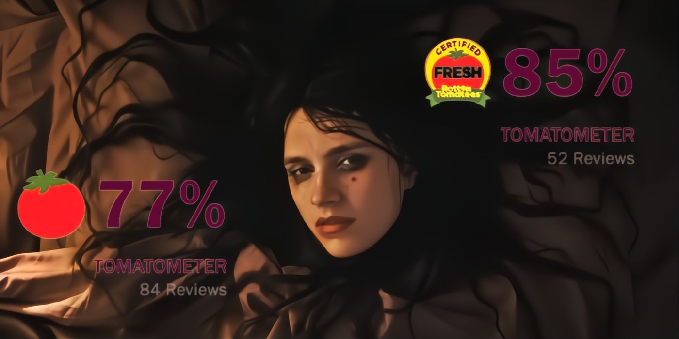 Nell Tiger Free in bed in The First Omen with Rotten Tomato review scores