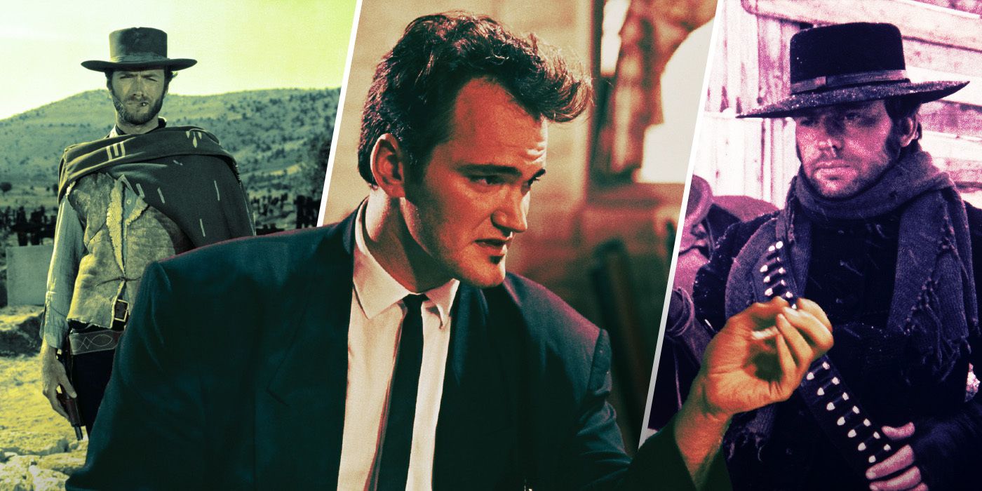 The Good, the bad and the Ugly, Quentin Tarantino from Resevoir Dogs, and The Great Silence