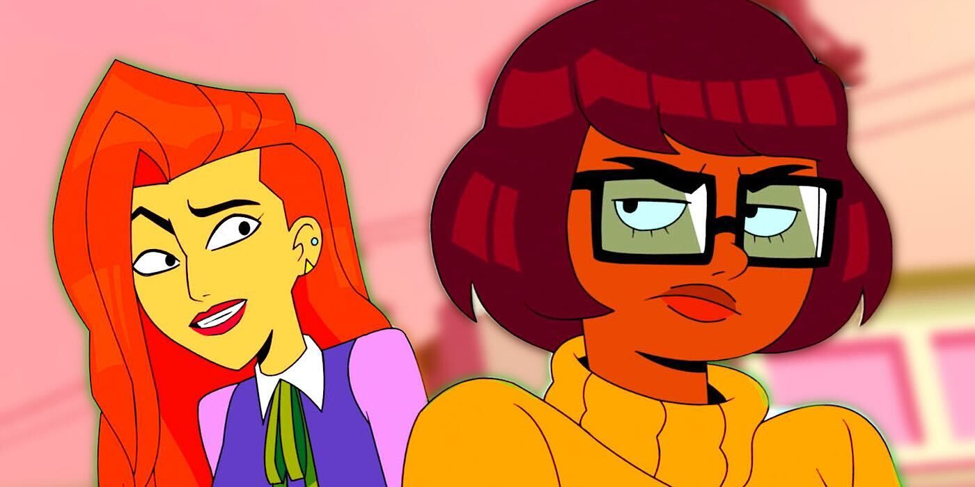 Velma and Daphne looking at each other from Mindy Kaling's Max series
