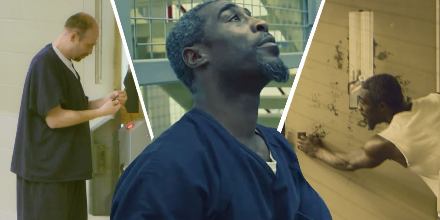 An edited image of different inmates in prison in Unlocked: A Jail Experiment
