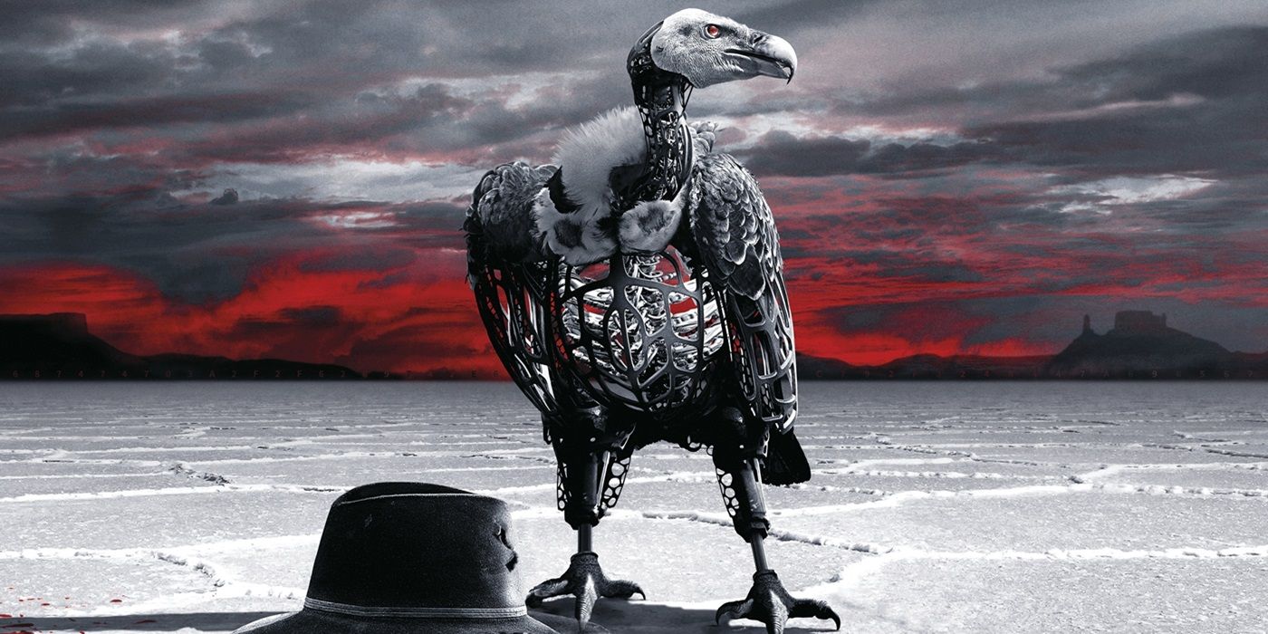 An android bird in Westworld.