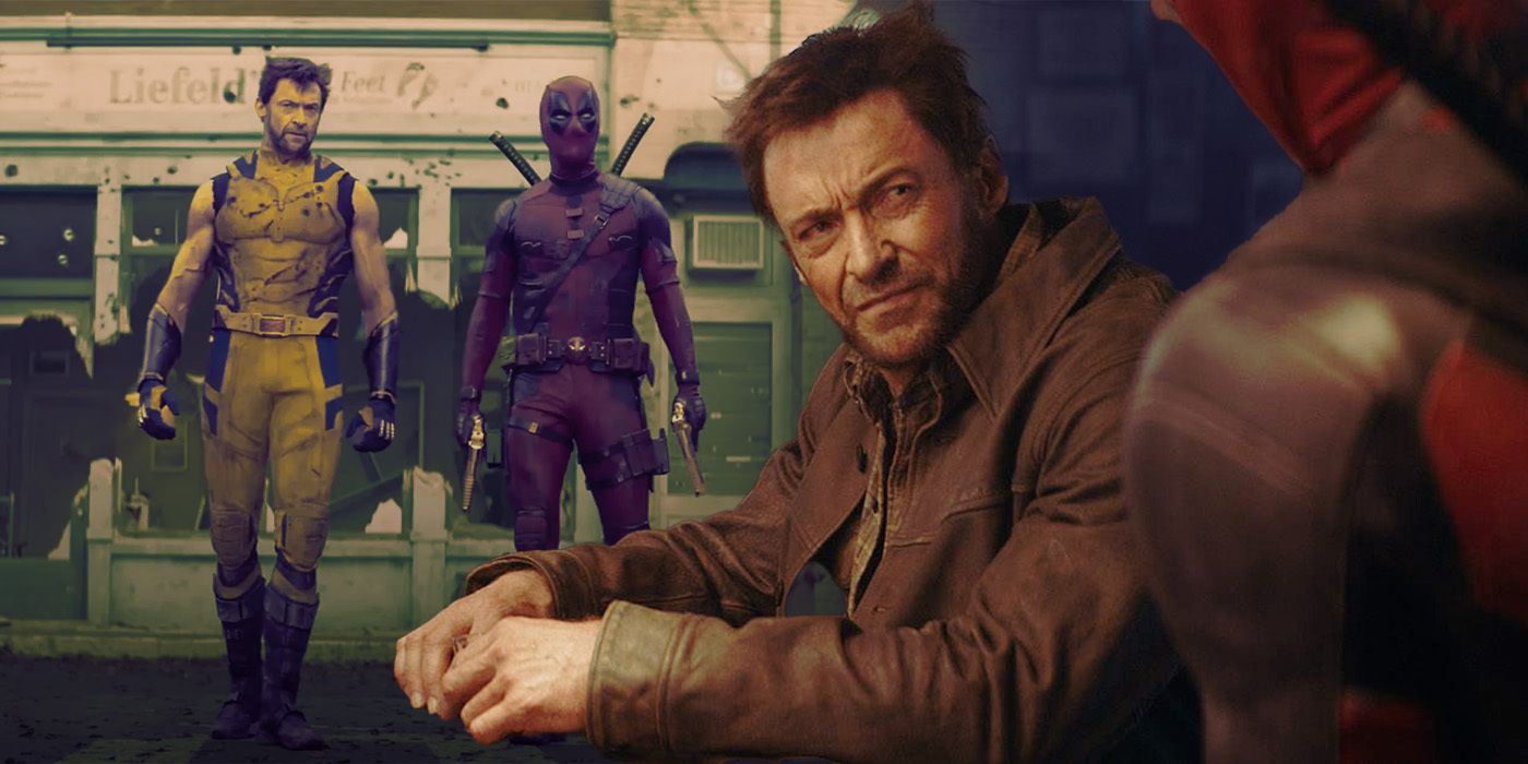 An edited image of Hugh Jackman as Wolverine and Ryan Reynolds as Deadpool in Deadpool & Wolverine