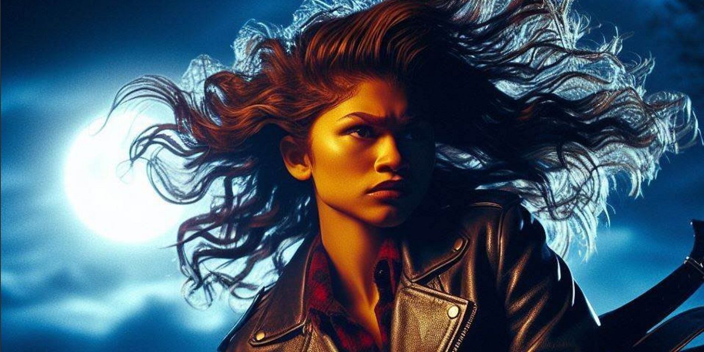 Zendaya imagined as Buffy the Vampire Slayer in AI fan art