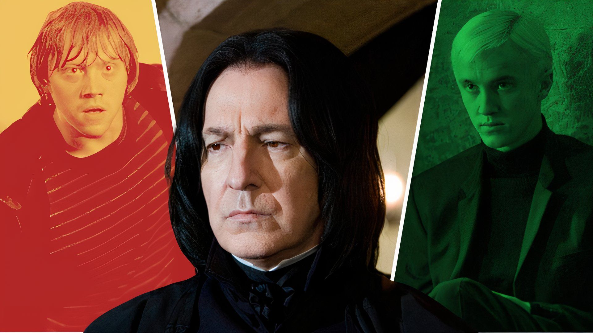 Ron Weasley Severus Snape Draco Malfoy Harry Potter