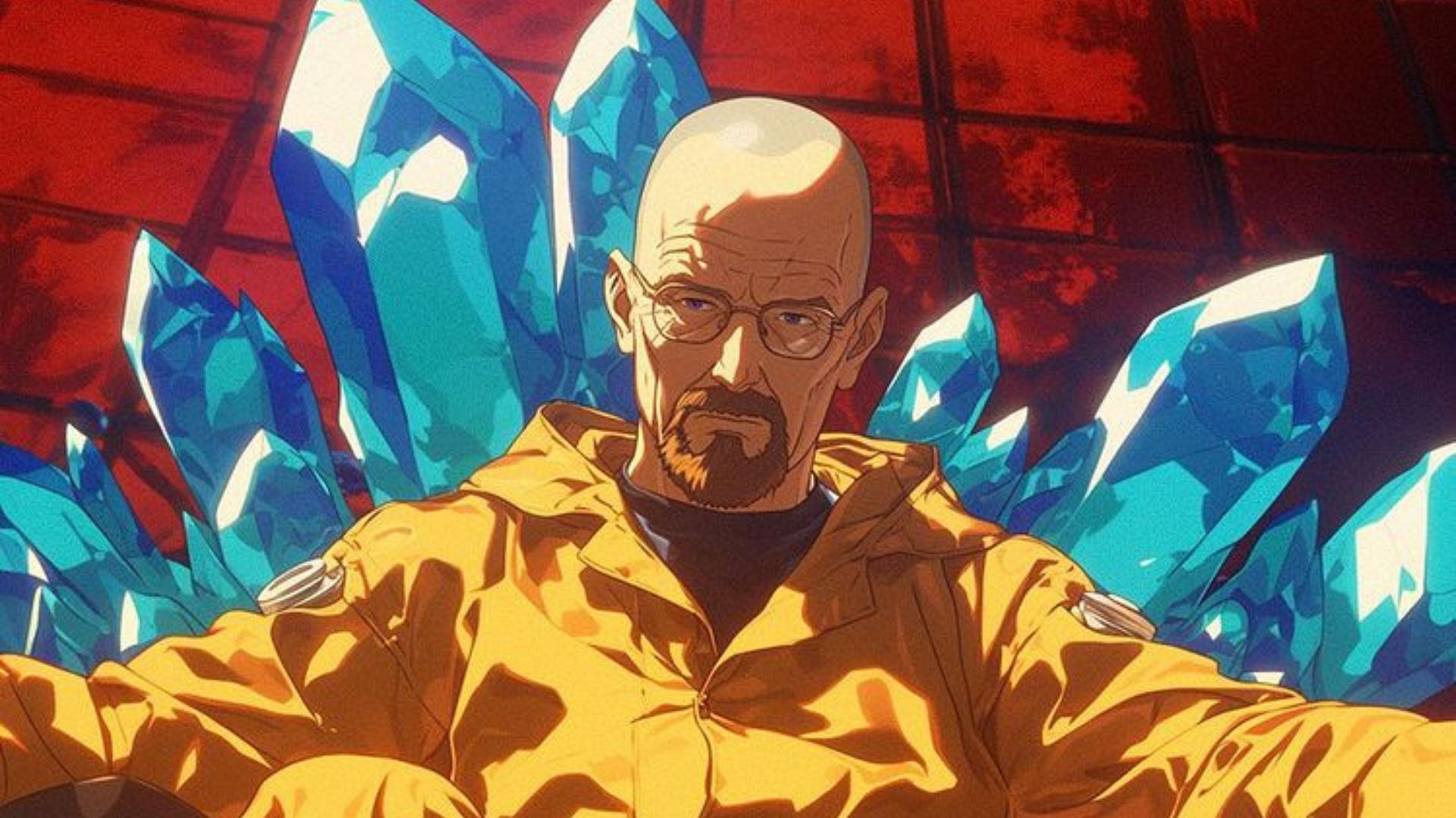 Walter White Gets Transformed into Vibrant Anime-Style Art