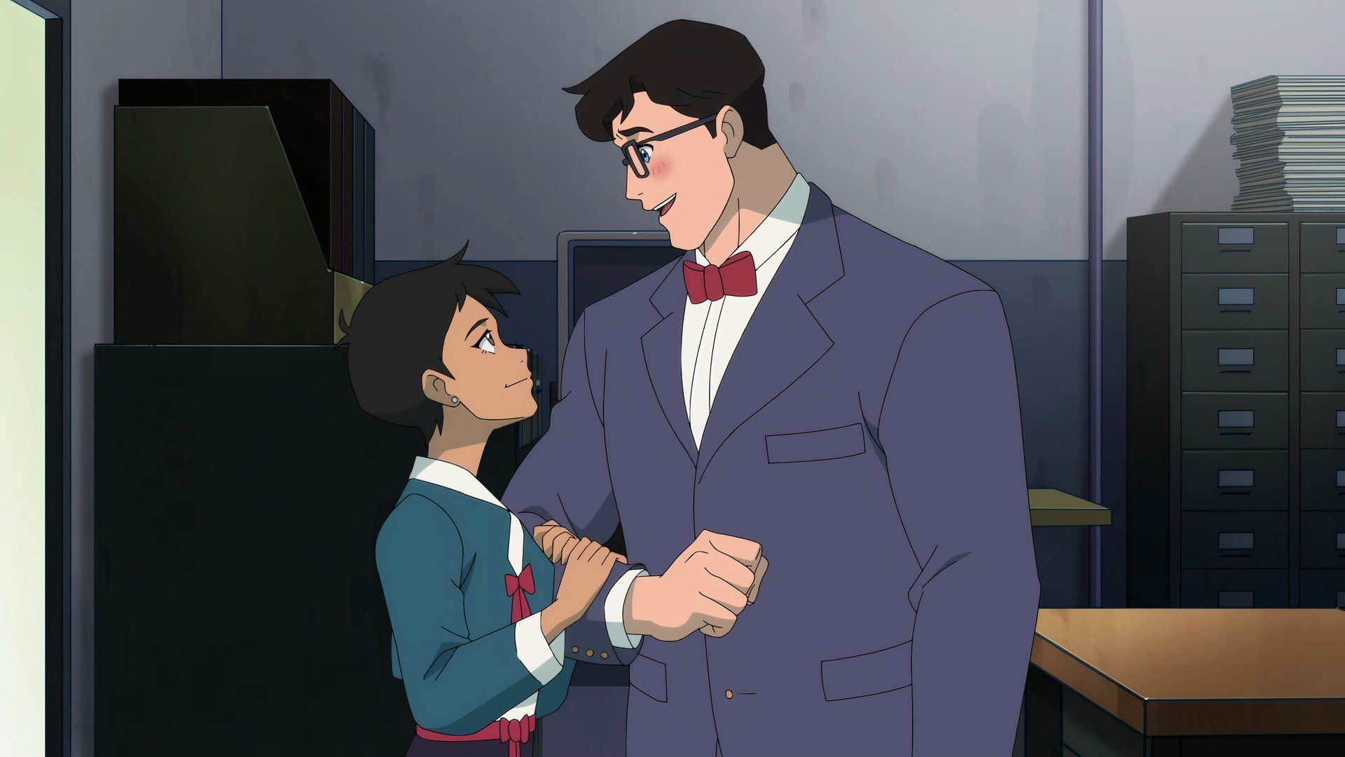 Clark and Lois in My Adventures with Superman