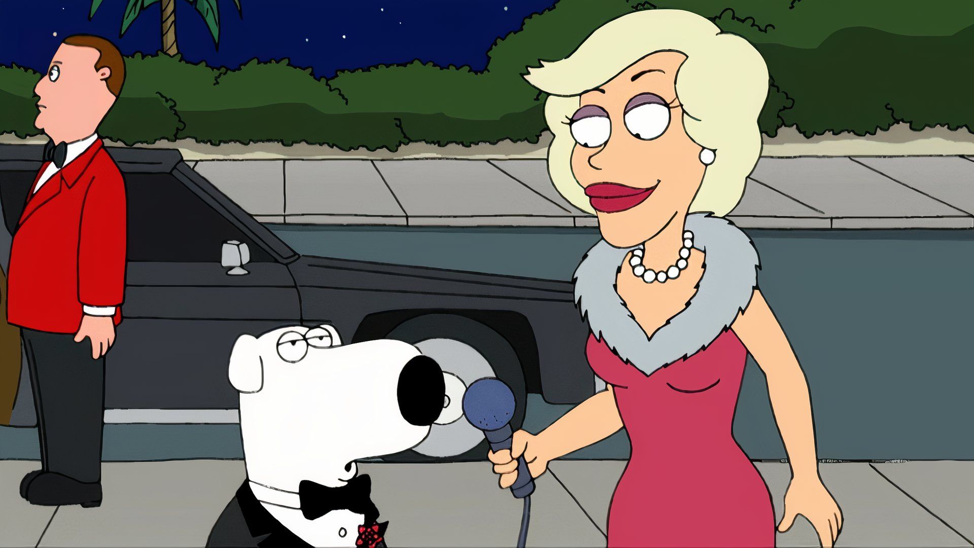 Brian attends a Hollywood award show in Family Guy