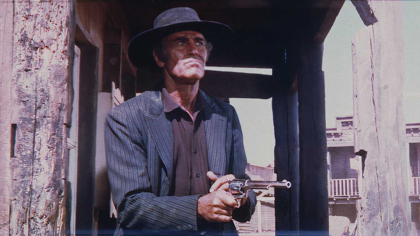 Henry Fonda as the gunslinging villain in Once Upon a Time in the West