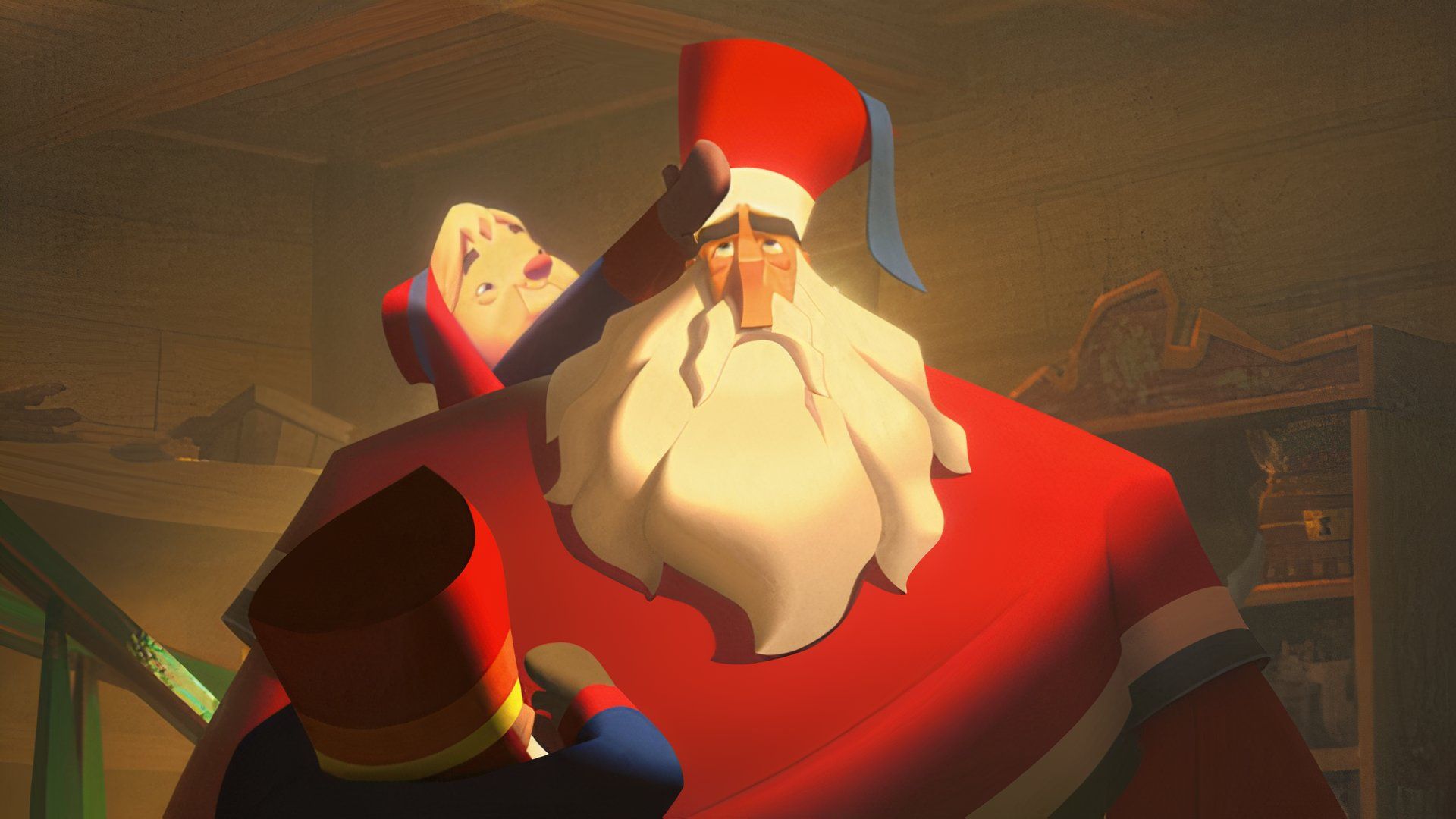 J.K. Simmons as Santa in Netflix movie Klaus