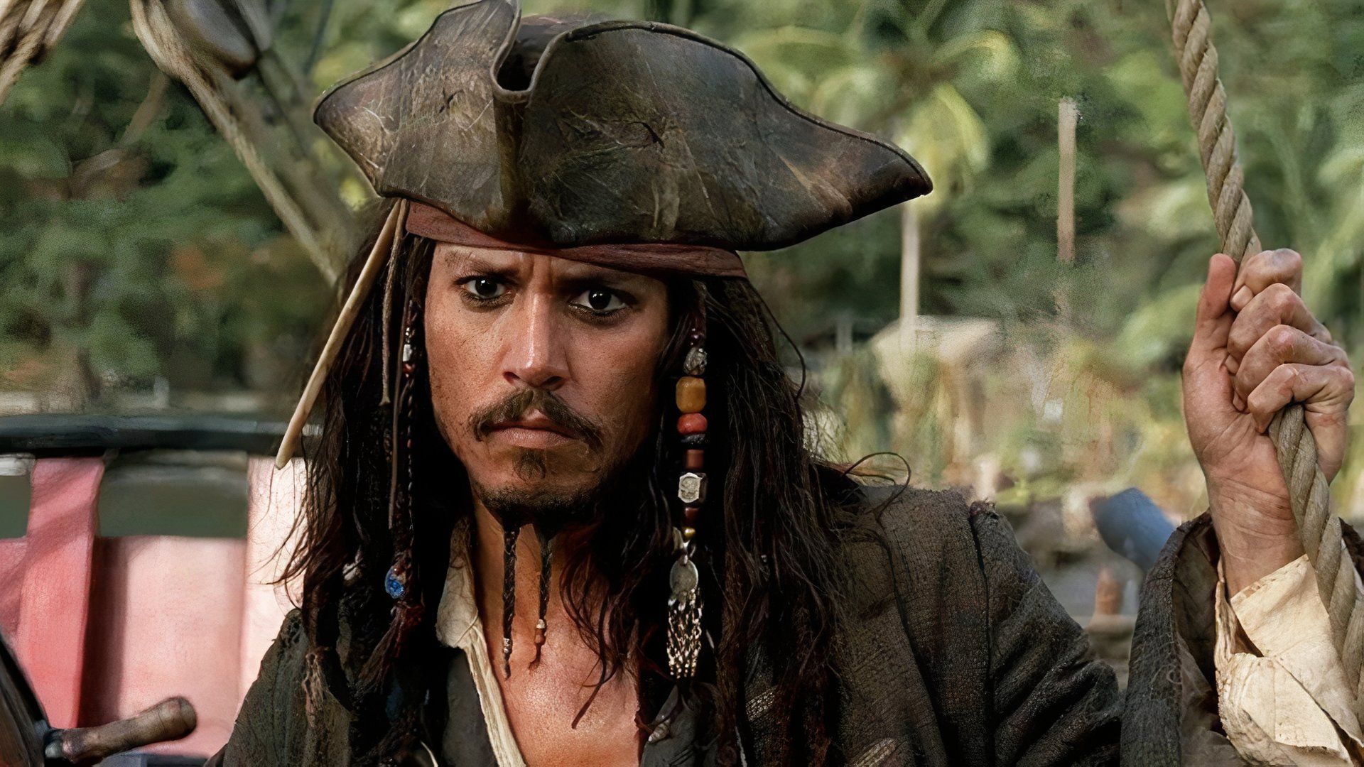 Johnny Depp Visits Spanish Hospital in Full Jack Sparrow Costume