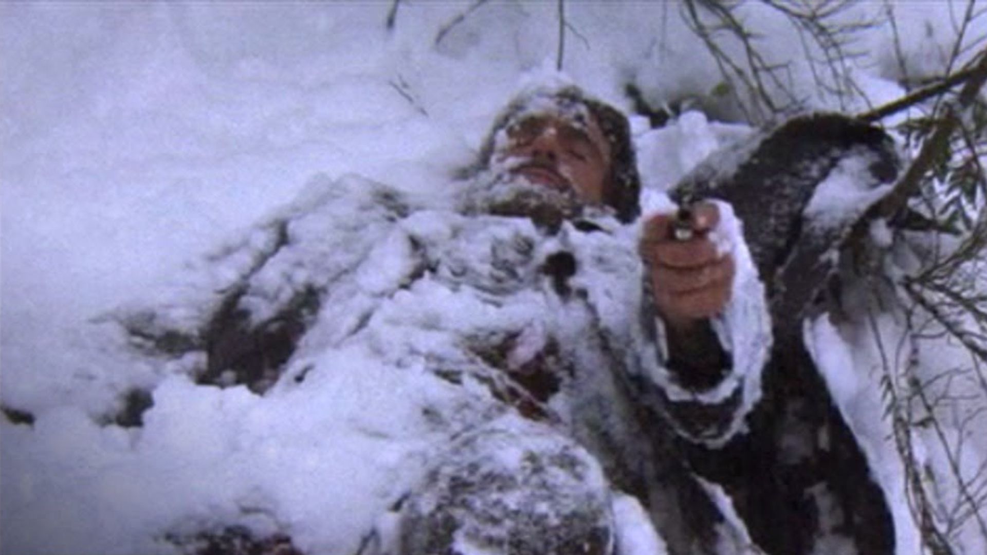 McCabe is buried in snow in McCabe & Mrs. Miller