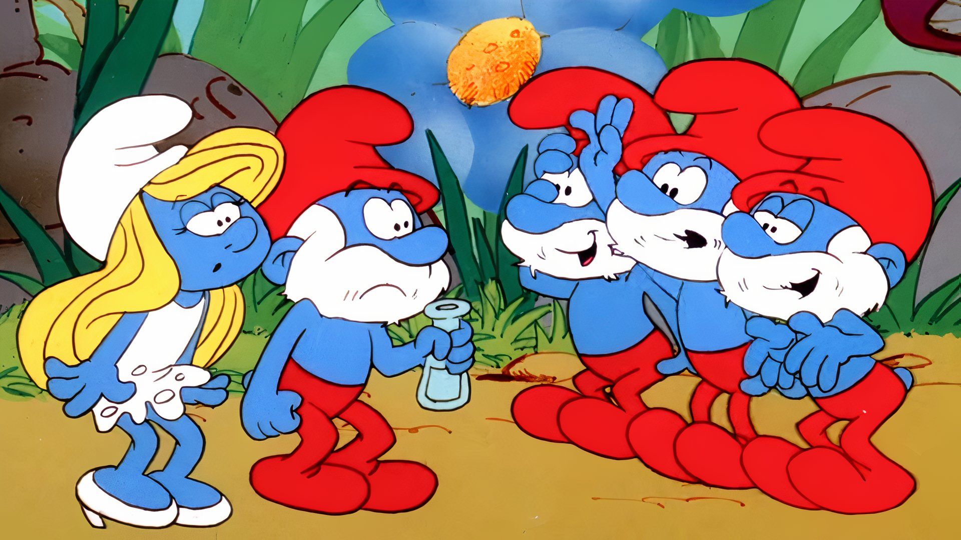 Papa Smurf meets clones in The Smurfs