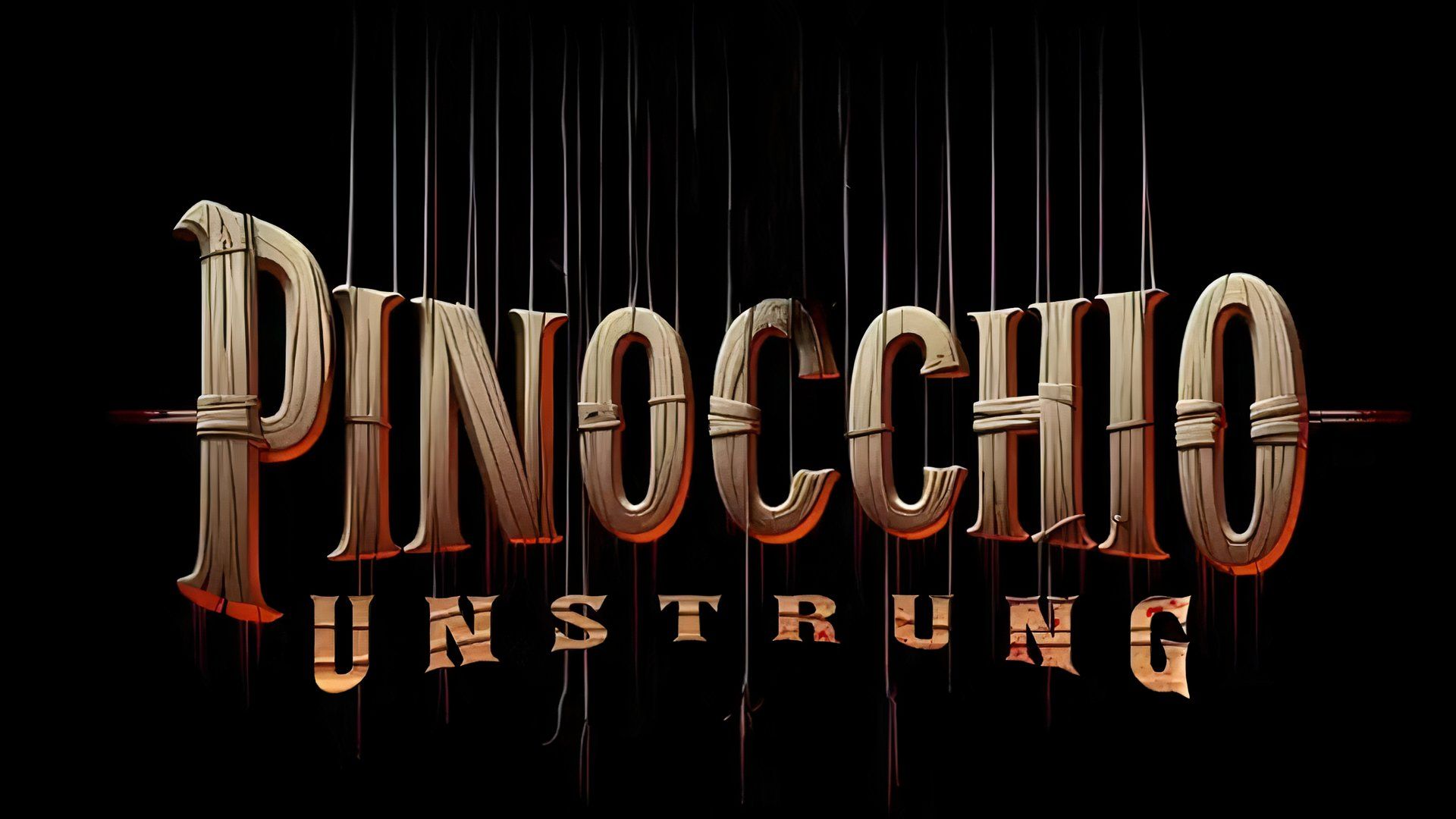 The title card for Pinocchio:Unstrung