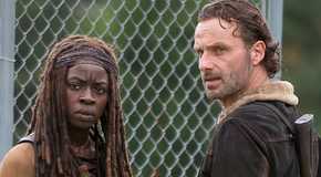 Rick and Michonne in The Walking Dead