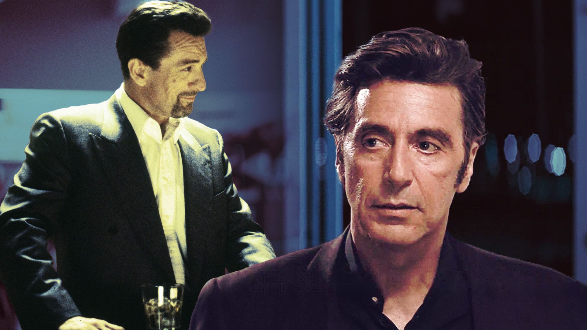 A custom image of Robert De Niro and Al Pacino in Heat