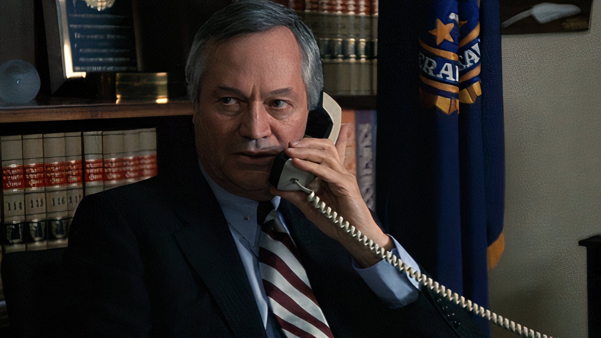 Roger Corman on the phone in Silence of the Lambs movie