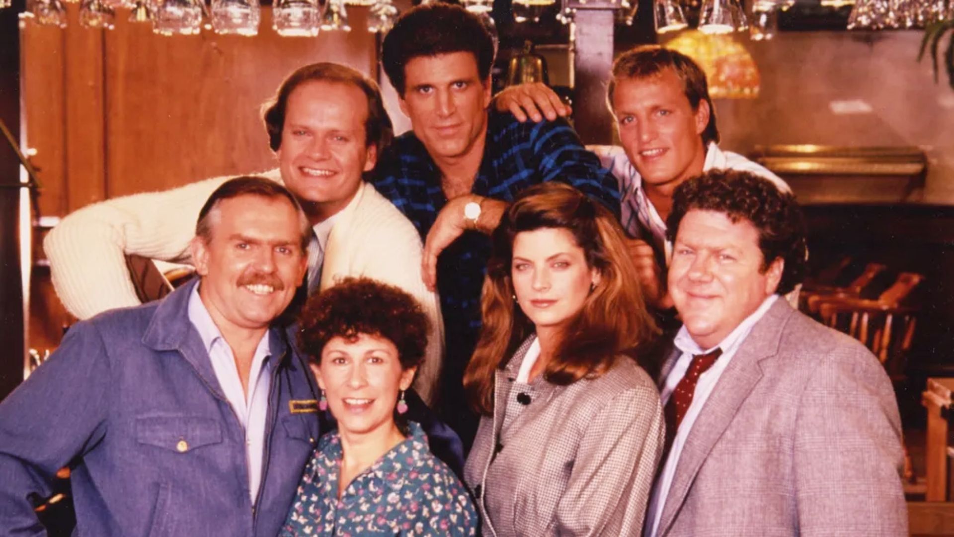 The cast of the sitcom Cheers