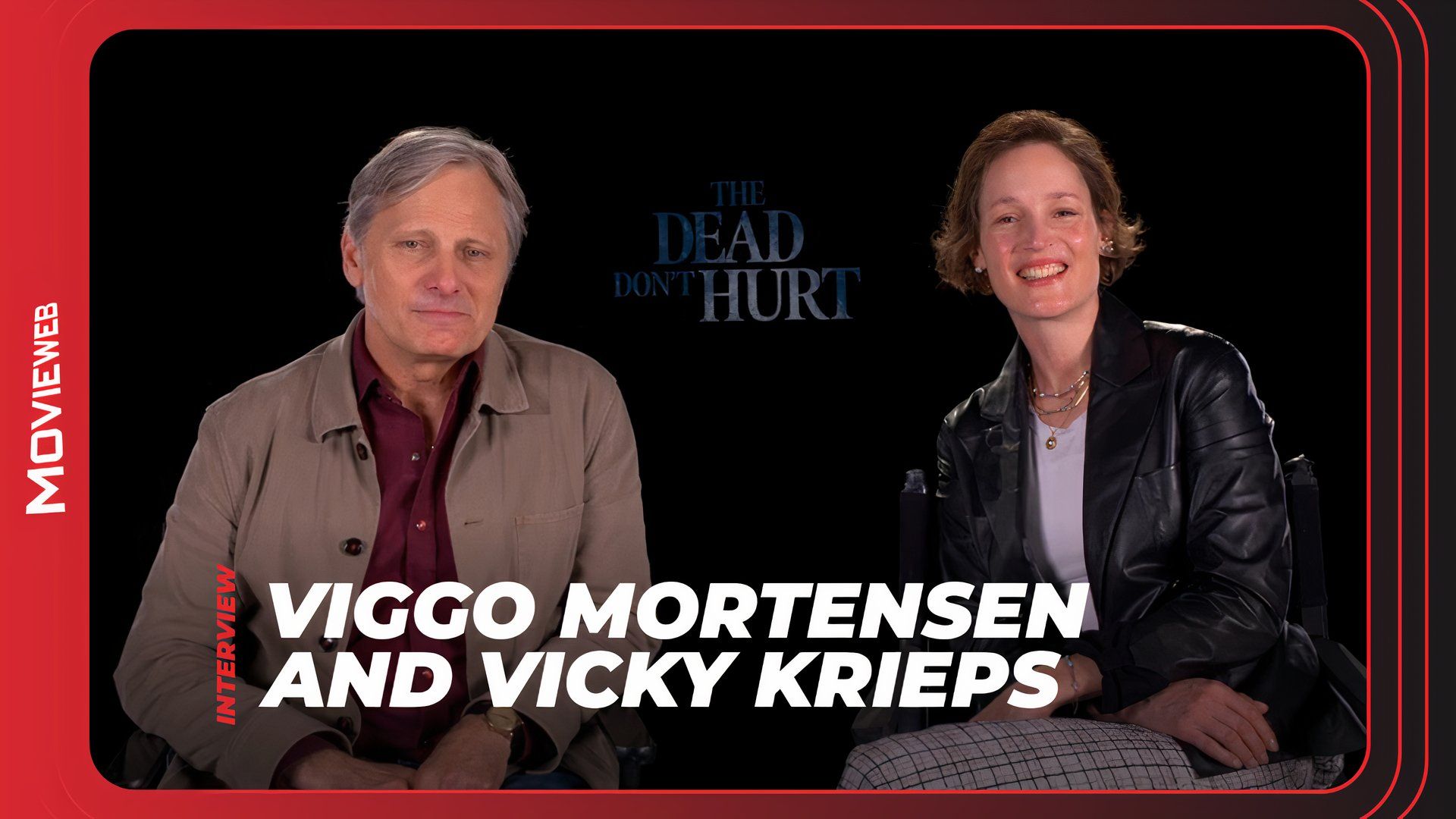 The Dead Don't Hurt - Viggo Mortensen and Vicky Krieps Interview