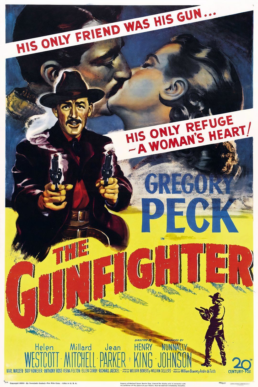 The Gunfighter 1950 poster